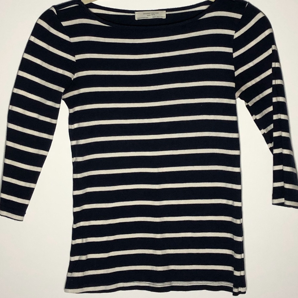 Zara | 3/4 Sleeve Striped Top